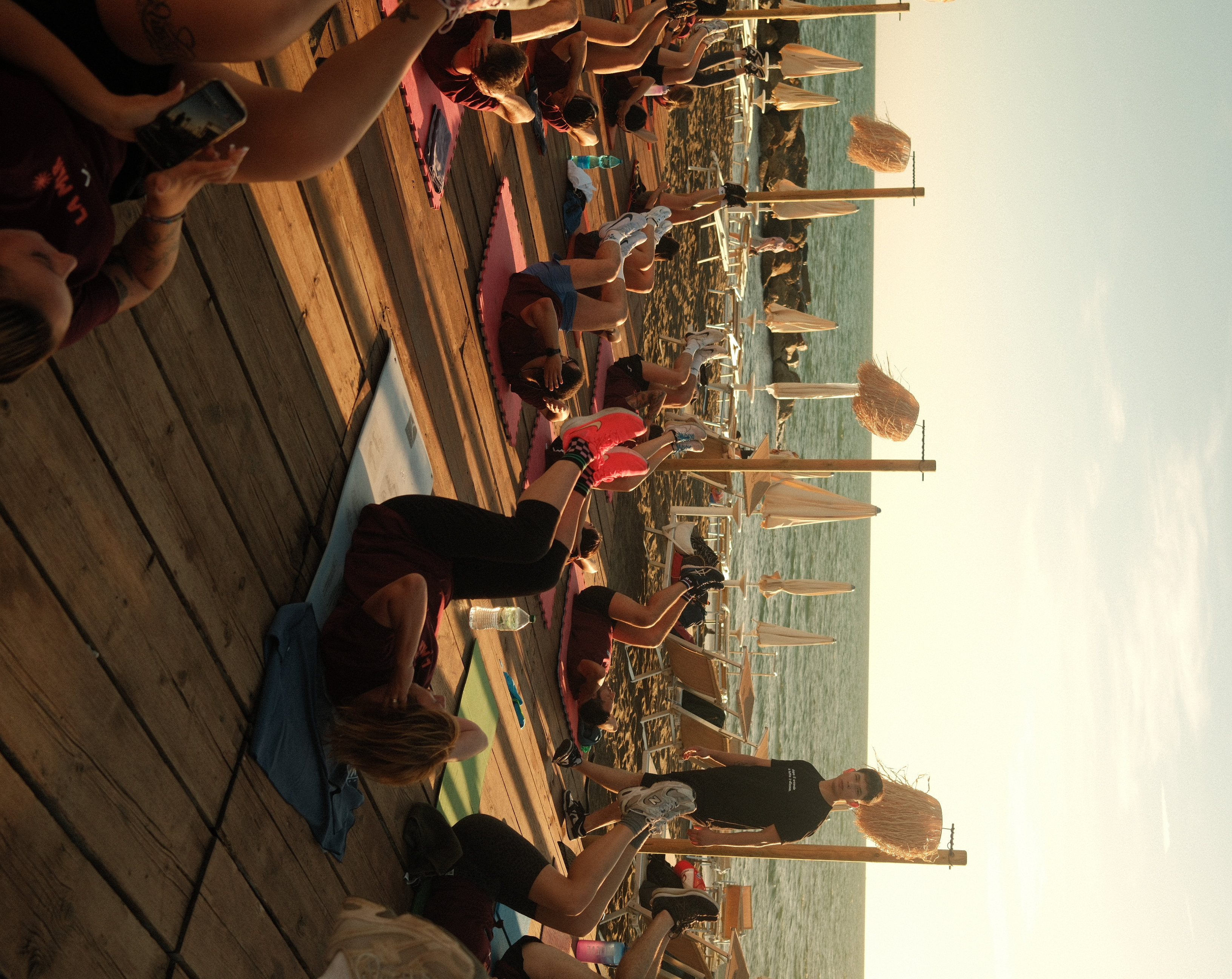 Fitness sul mare